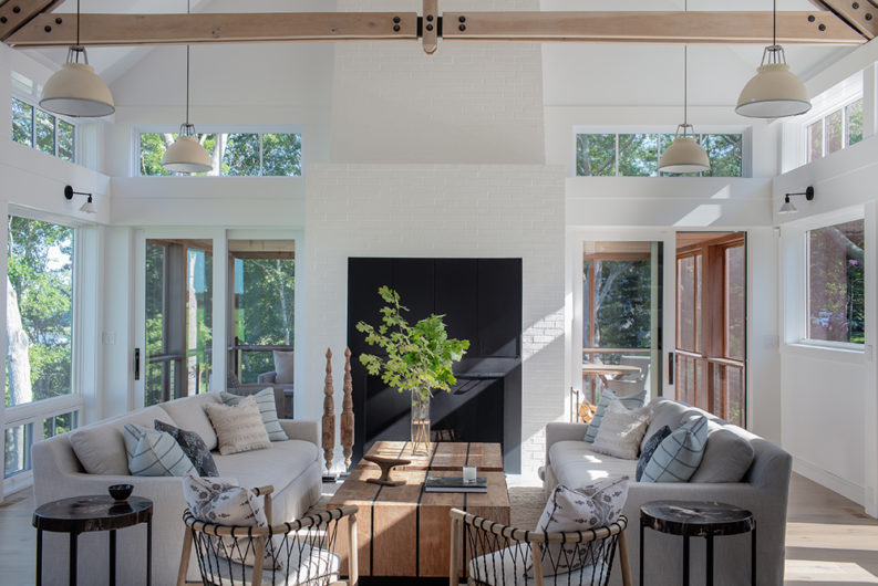 living room by hutker architects